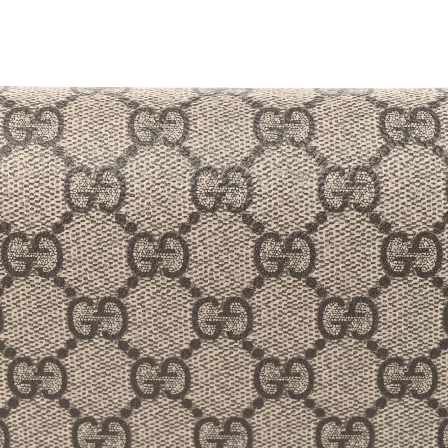 GG Emblem Monogram Wallet With Strap Beige Ebony Black
