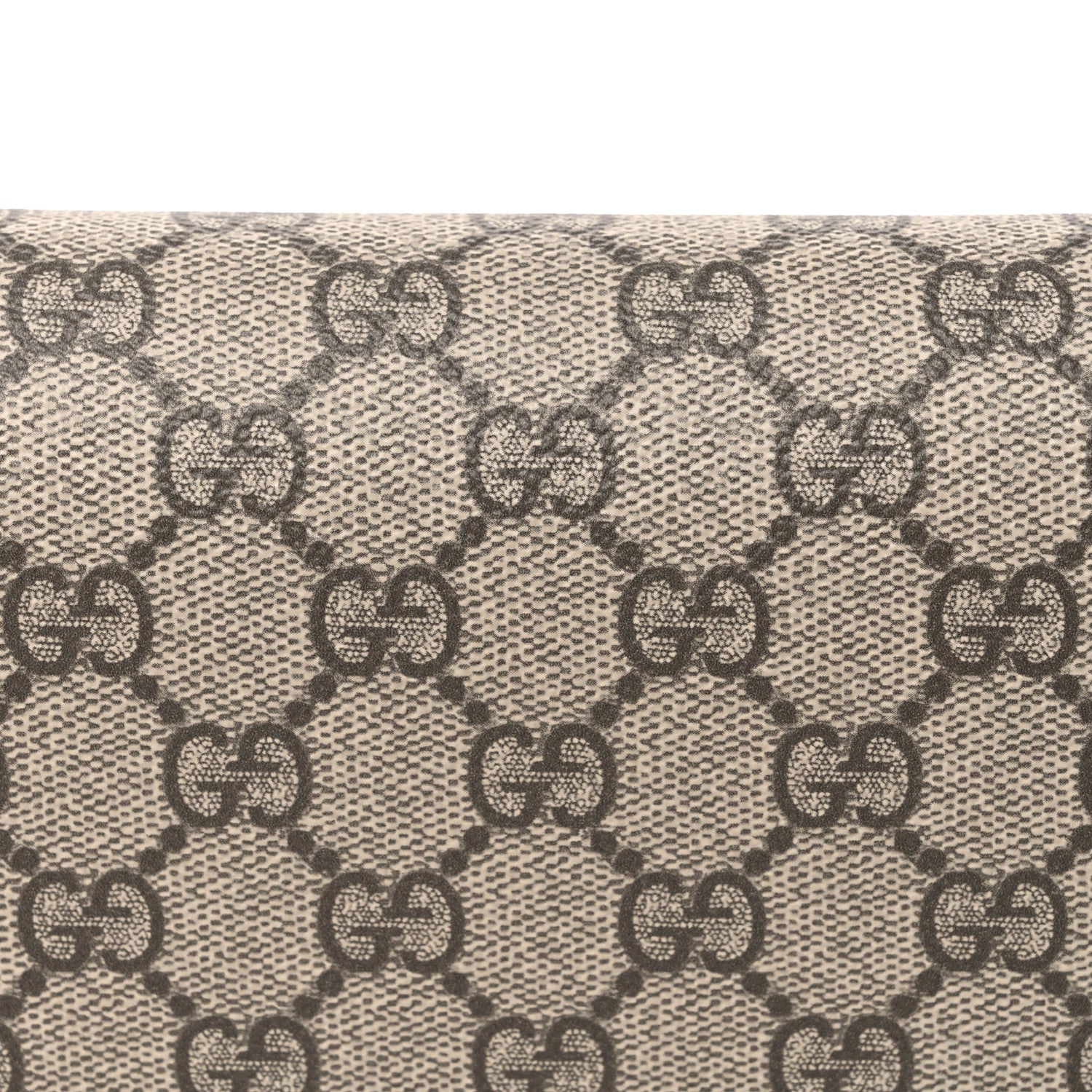 Gucci GG Emblem Monogram Wallet With Strap Beige Ebony Black 8 of 11