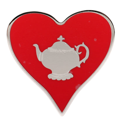 Hermes Palladium Coeur Tea Time Scarf Ring Rouge 1 of 4