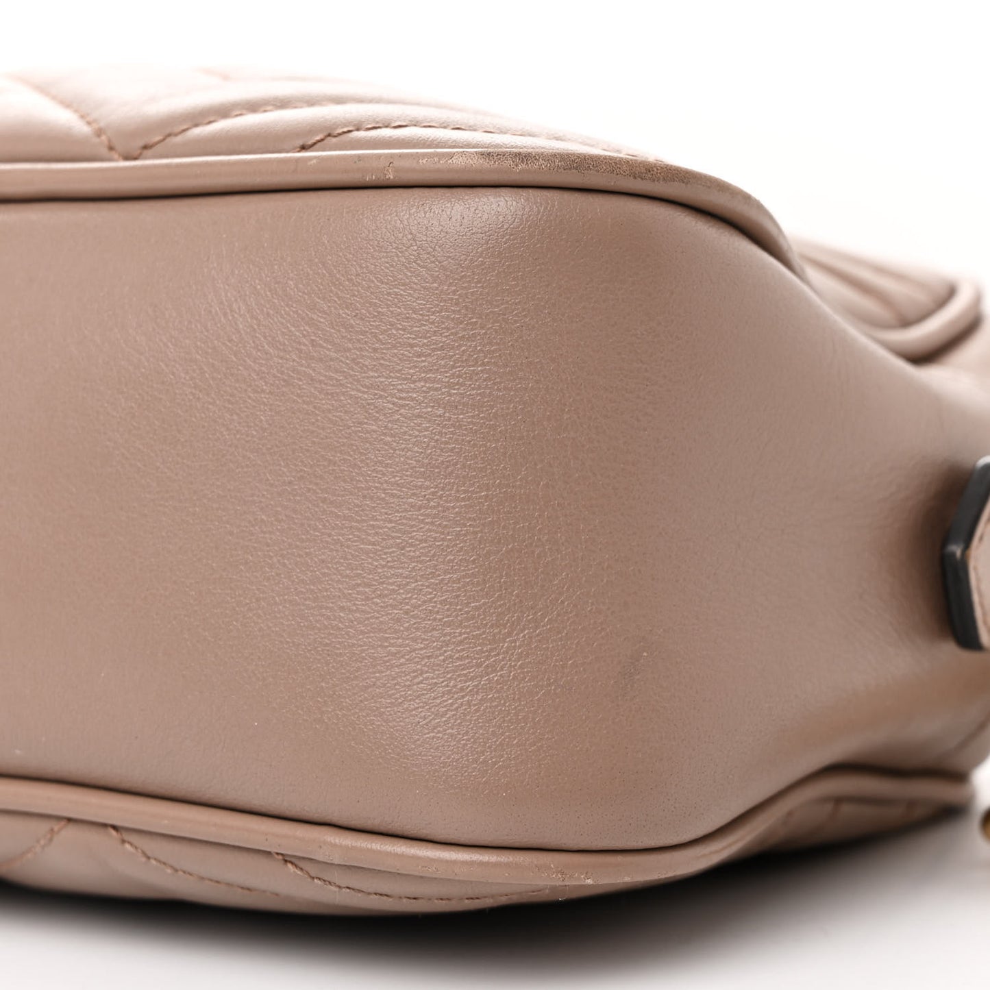Calfskin Matelasse Small GG Marmont Chain Shoulder Bag Porcelain Rose