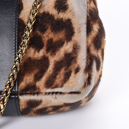 Christian Louboutin Calf Hair Leopard Print Sweet Charity Crossbody Bag 10 of 12