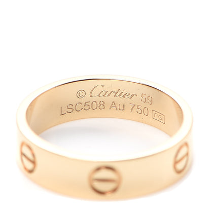 Cartier 18K Yellow Gold 5.5mm LOVE Ring 59 8.75 4 of 6