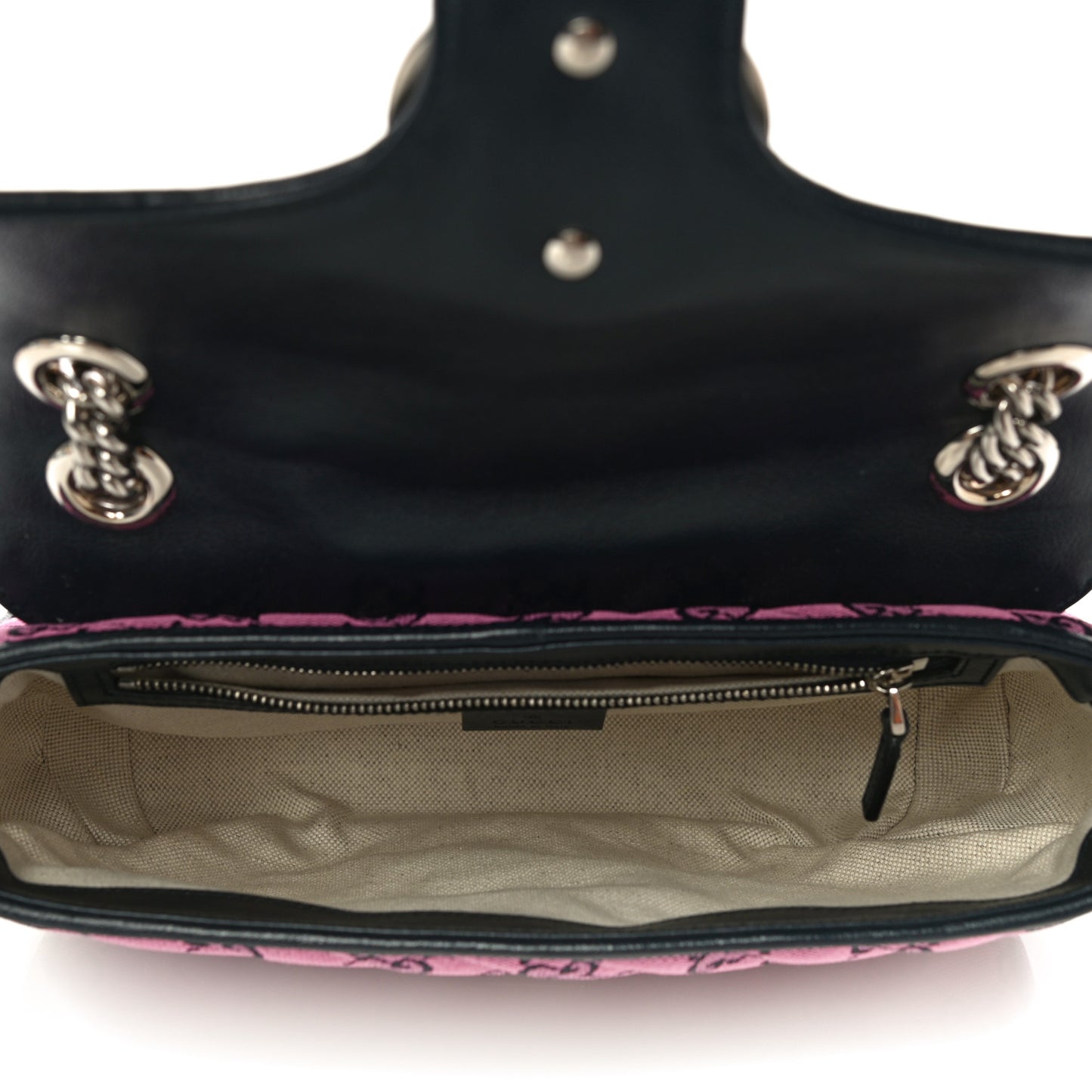 Monogram Multicolor Matelasse Diagonal Small GG Marmont Shoulder Bag Pink Blue