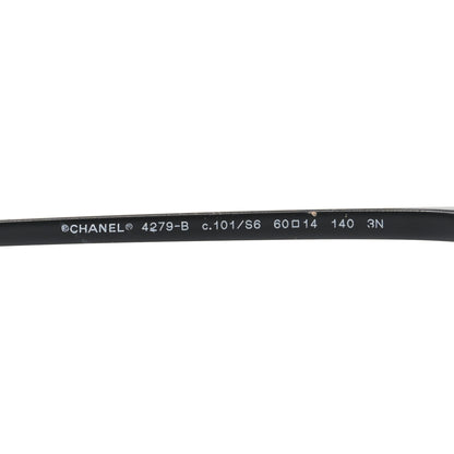 Chanel Metal Aviator Sunglasses 4279-B Black 5 of 7