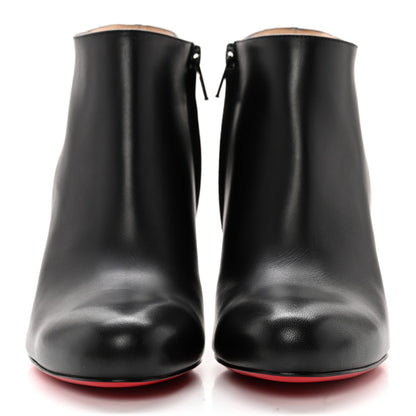 Christian Louboutin Calfskin Belle 85 Ankle Boots 35.5 Black 2 of 7