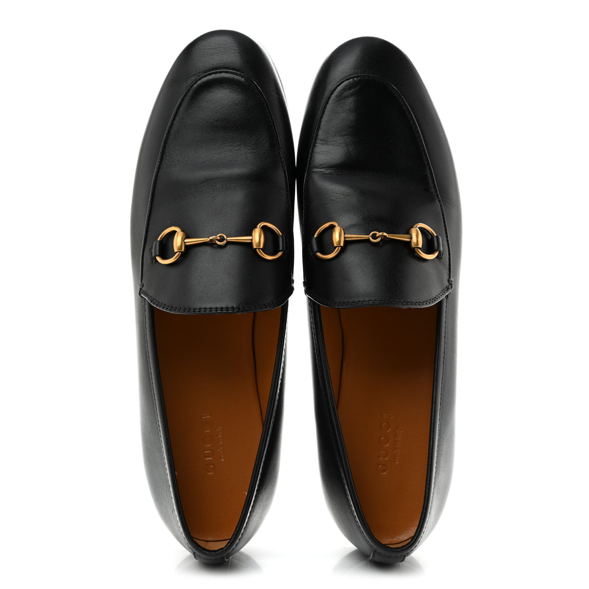 Gucci Calfskin Womens Jordaan Loafers 39 Black 2 of 11