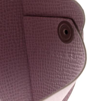 Hermes Epsom Calvi Card Case Mauve Pale 7 of 7