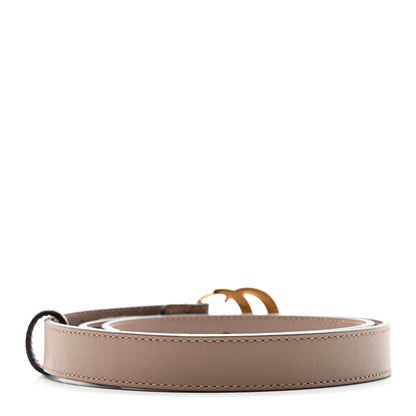 Gucci Calfskin Double G 20mm Belt 75 30 Porcelain Rose 2 of 5