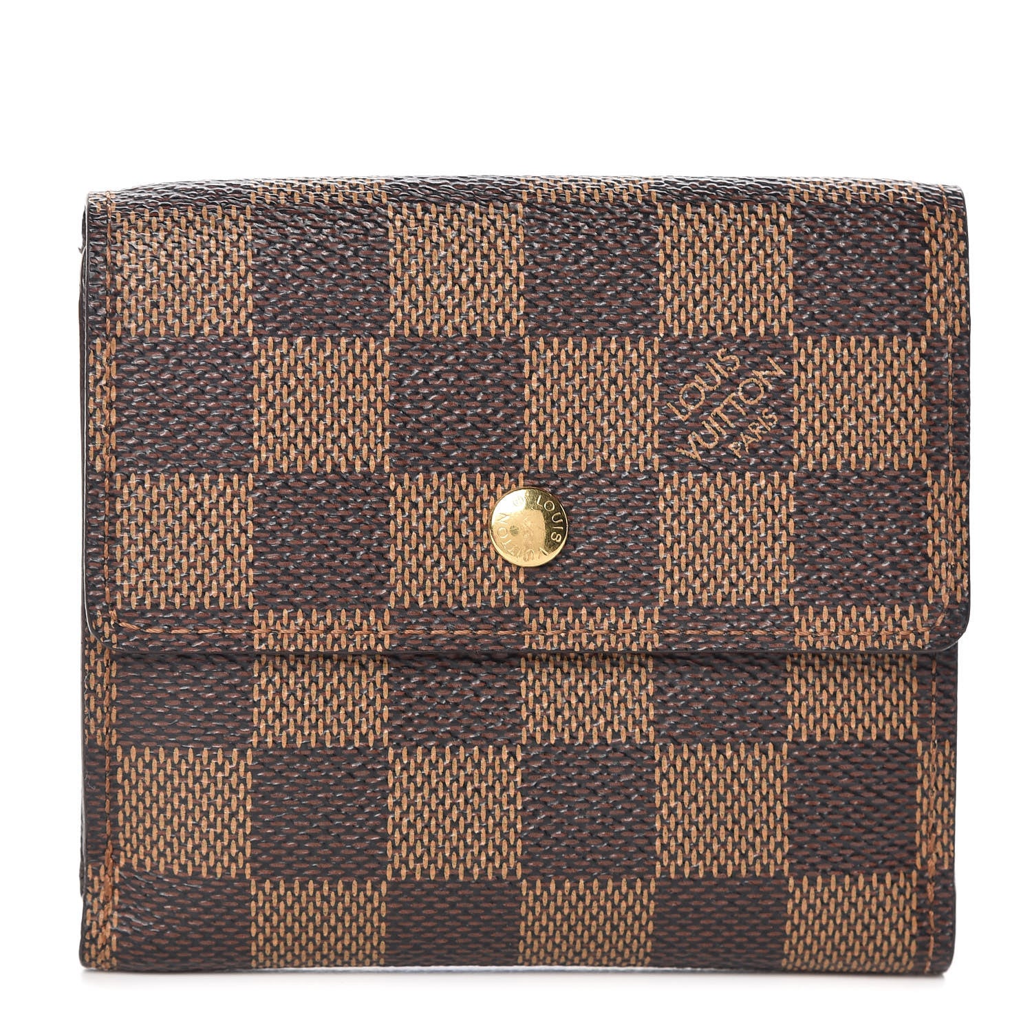 Louis Vuitton Damier Ebene Elise Wallet 1 of 9
