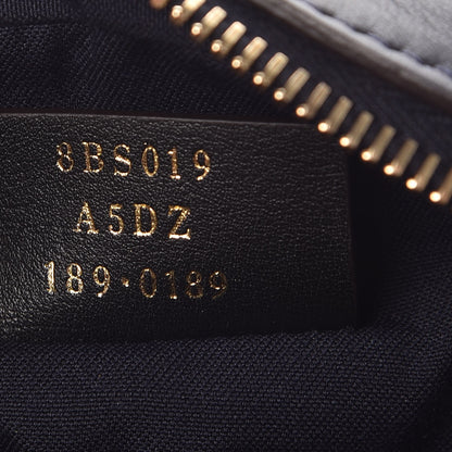 Fendi Vitello Century Matte Stamp Patch Bi-Color Mini Camera Case Blue Notte Amido Pink 7 of 8