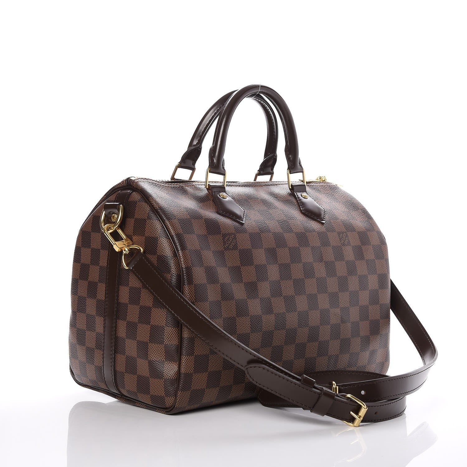 Louis Vuitton Damier Ebene Speedy Bandouliere 30 3 of 7