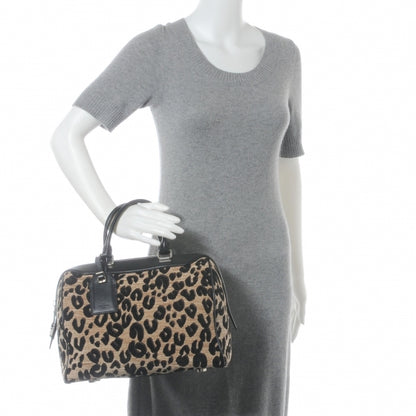 Louis Vuitton Jacquard Velvet Leopard Print Stephen Sprouse Speedy 2 of 9