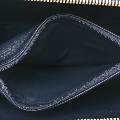 Chanel Caviar Quilted Medium CC Filigree Vanity Case Navy 6 of 12