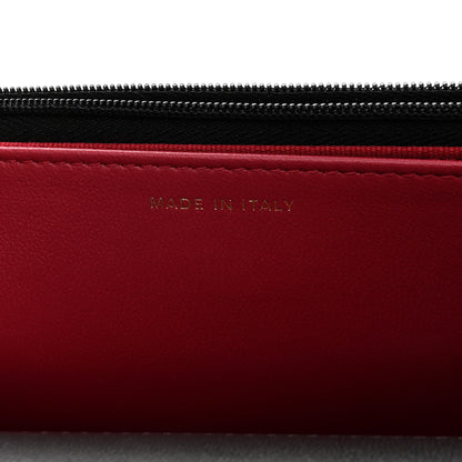 Chanel Lambskin Quilted Sweet Camellia Wallet on Chain WOC Black 7 of 11