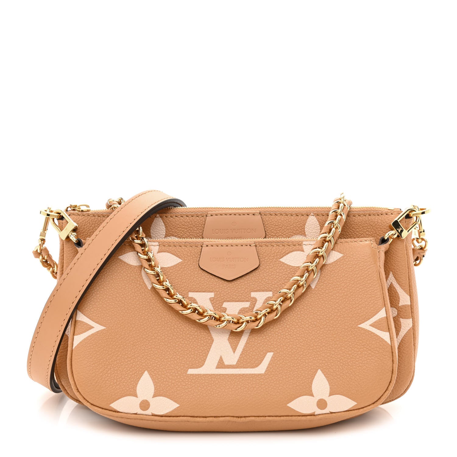 Louis Vuitton Empreinte Monogram Giant Multi Pochette Accessories Arizona Creme 1 of 11