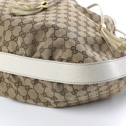 Gucci Monogram Medium Interlocking Icon Shoulder Bag White 8 of 8