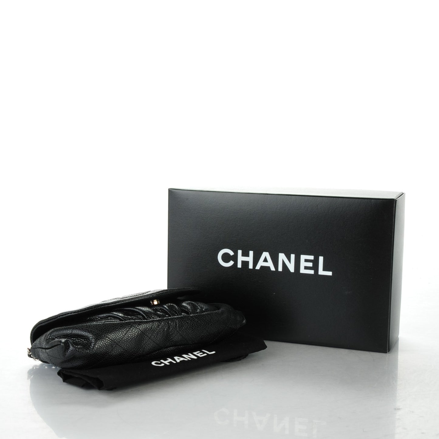 Caviar Half Moon Wallet On Chain WOC Black