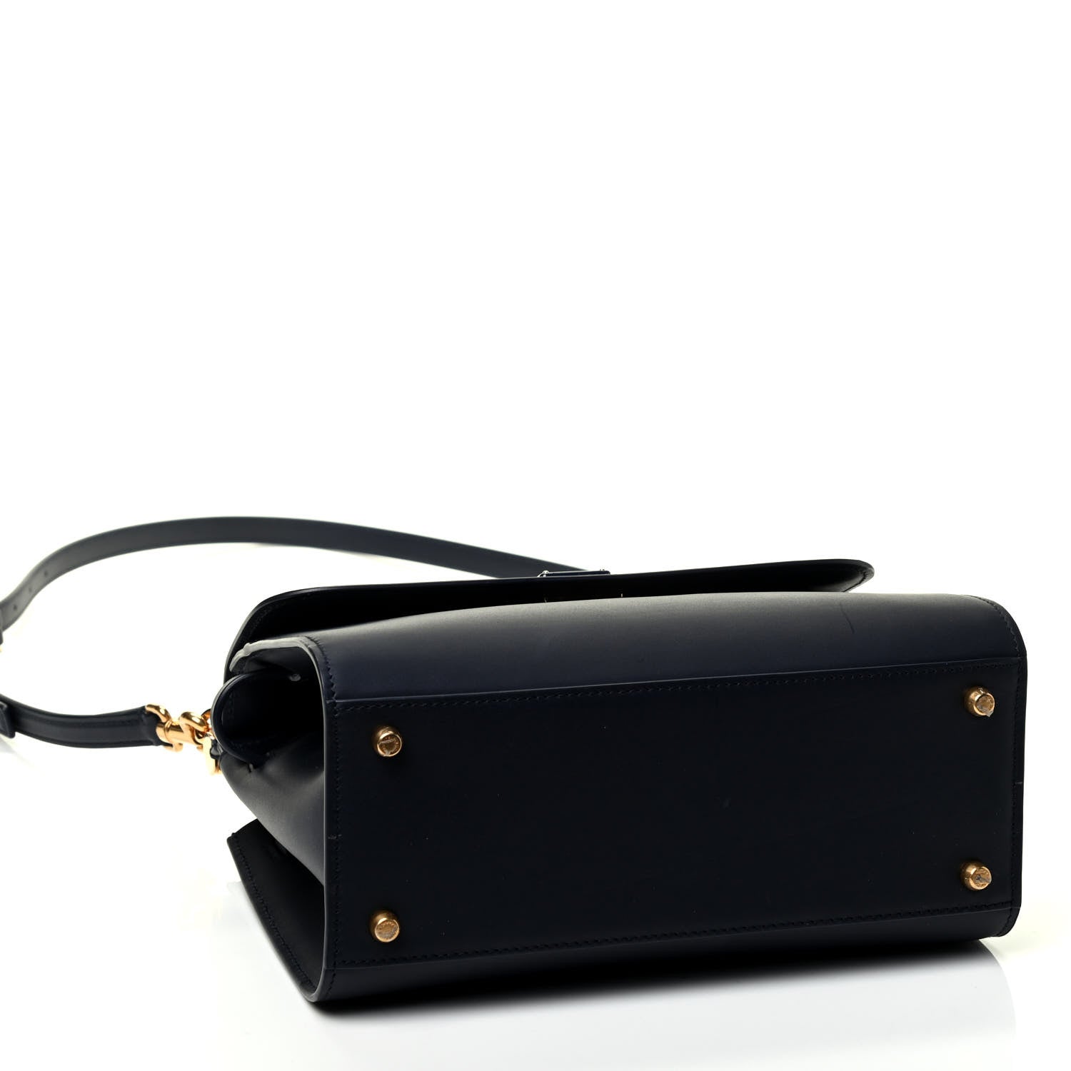 Dolce & Gabbana Calfskin Medium Miss Sicily Satchel Dark Blue 3 of 4