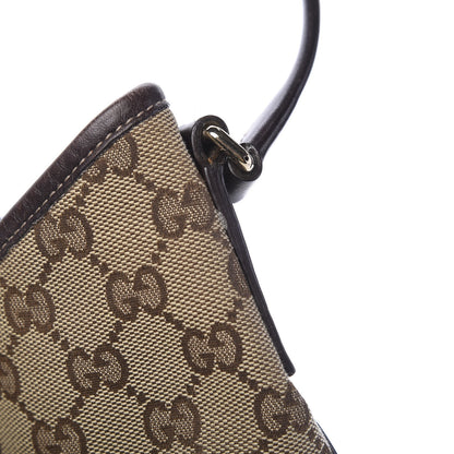 Gucci Monogram Medium New Britt Hobo Dark Brown 9 of 10