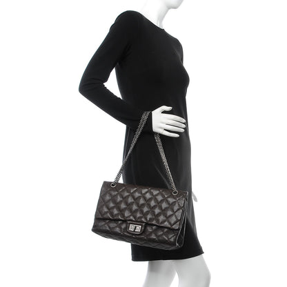 Chanel Caviar Quilted 2.55 Reissue 227 Flap Dark Brown 2 of 12