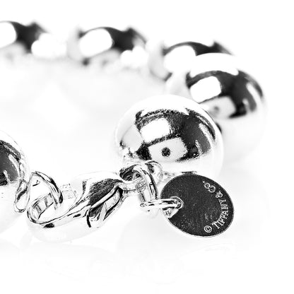 Tiffany Sterling Silver 10mm HardWear Ball Bracelet 3 of 4