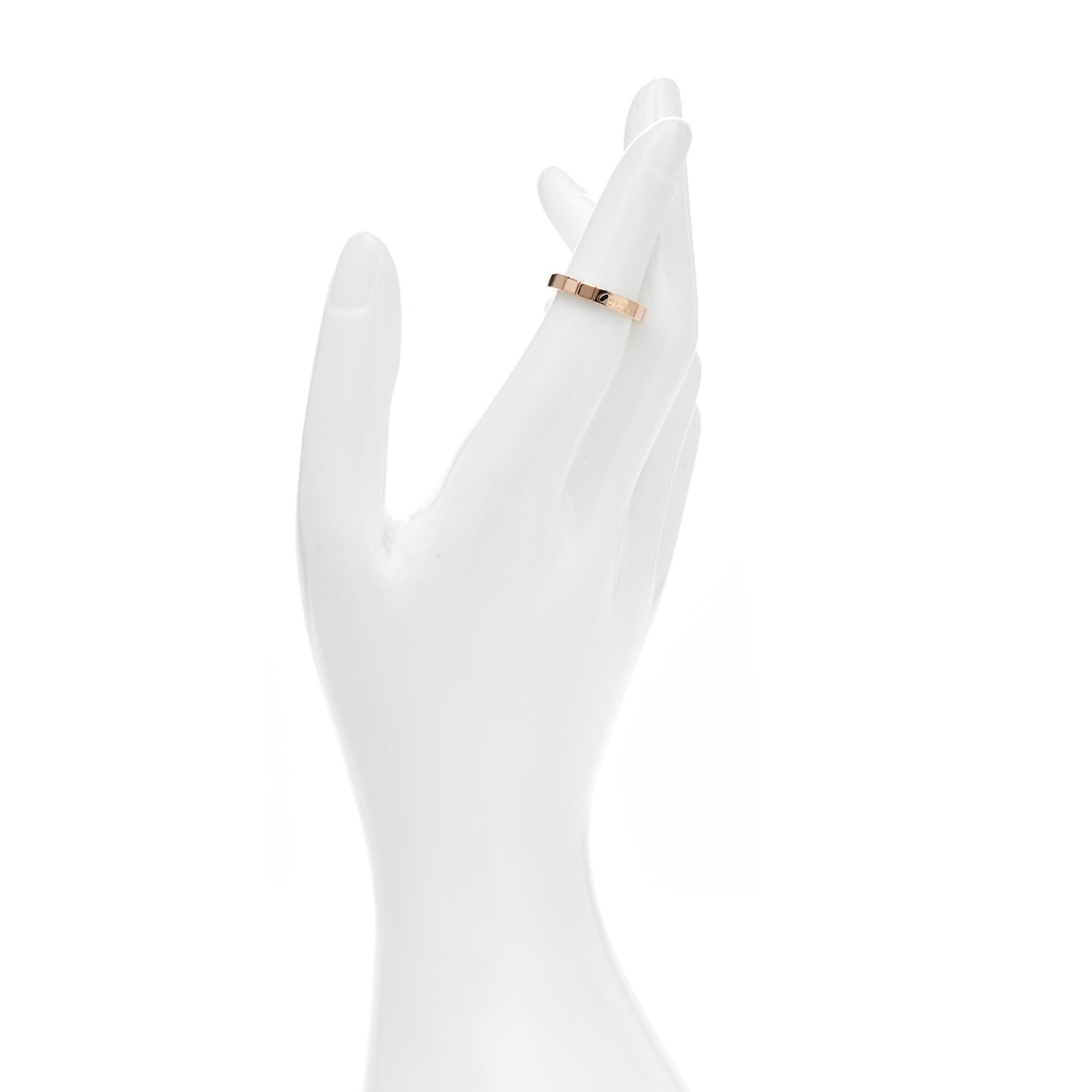 18K Pink Gold Lanieres Ring 48 4.5