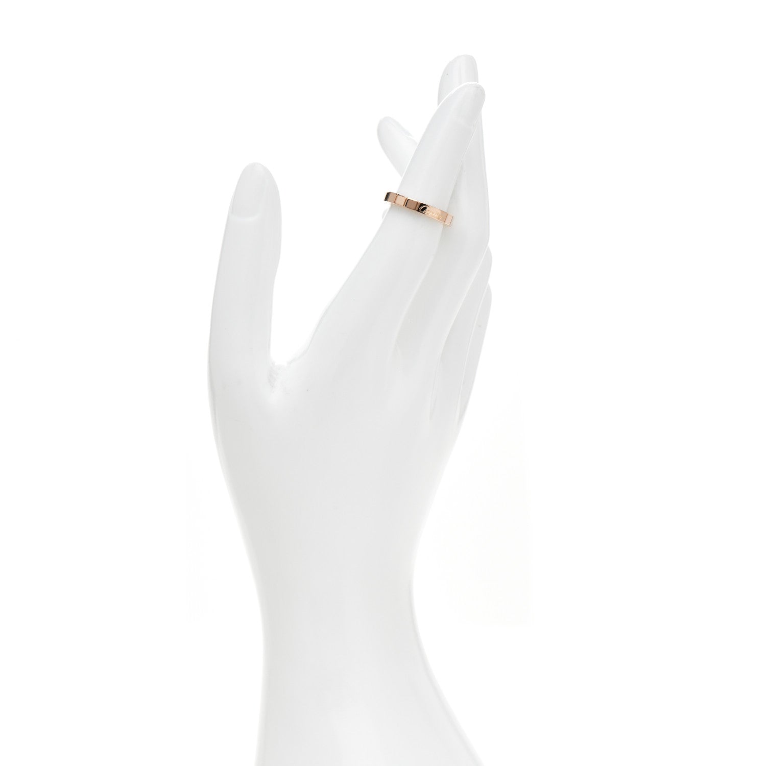 Cartier 18K Pink Gold Lanieres Ring 48 4.5 2 of 5