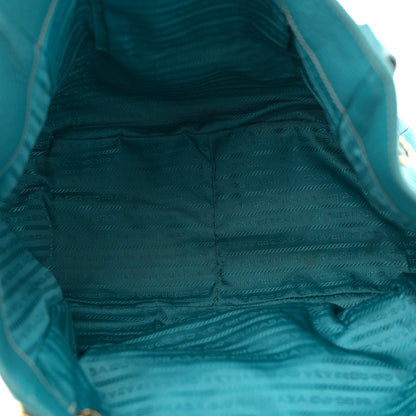 Prada Vitello Daino Tote Turchese 5 of 14
