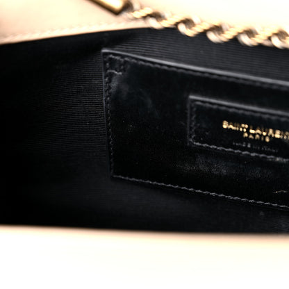 Saint Laurent Smooth Calfskin Medium Braided Monogram Kate Satchel Nude Powder 14 of 17