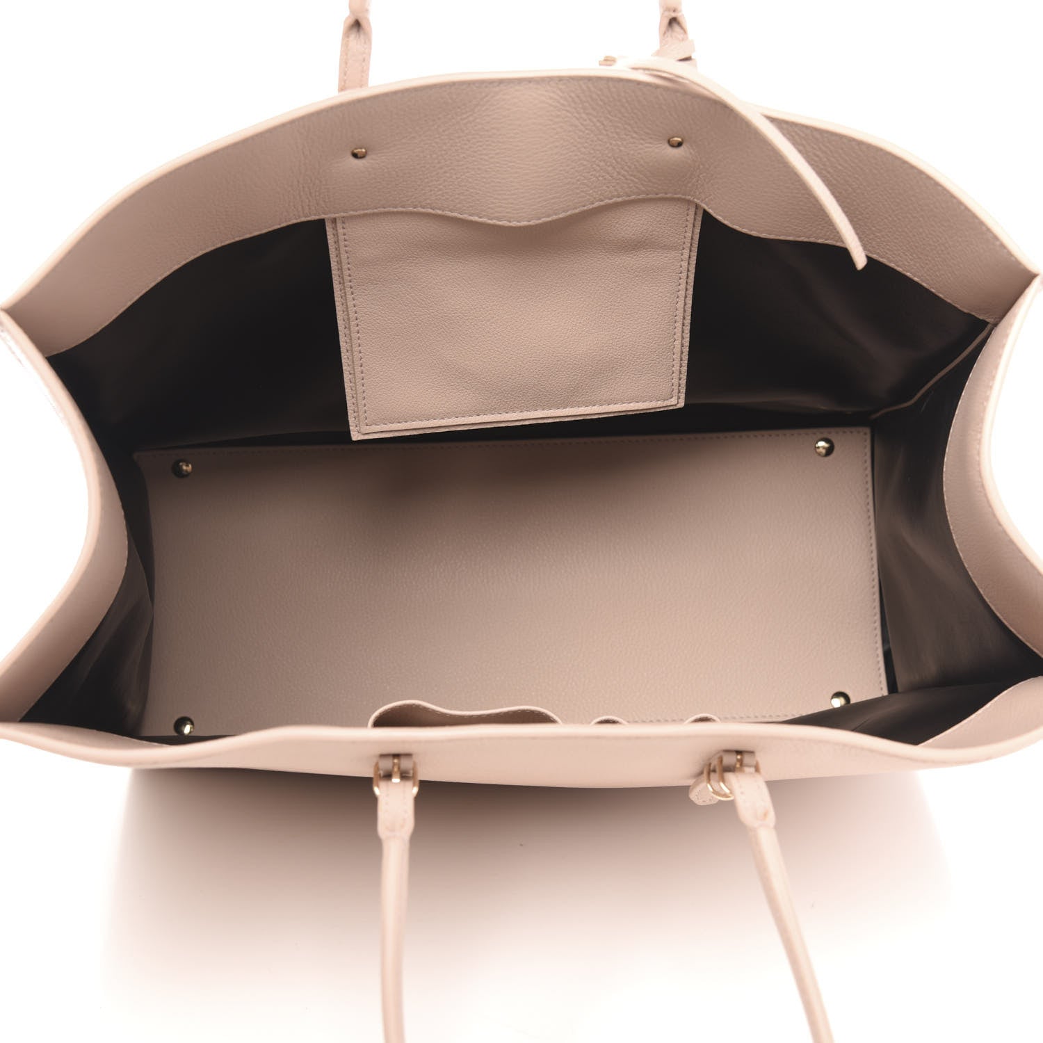 Balenciaga Grained Calfskin Gold Metallic Edge Hardware Papier A4 Tote Rose Poudre 5 of 11