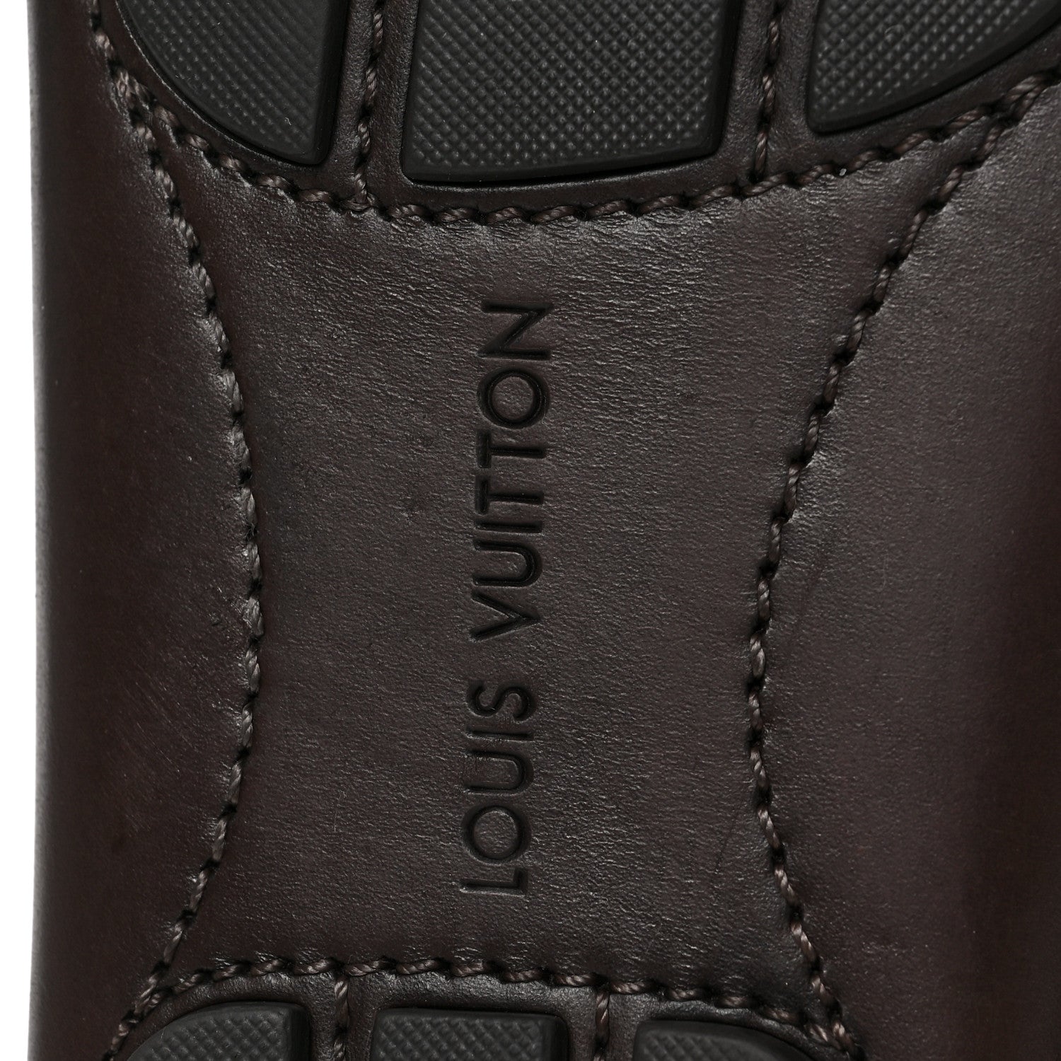 Louis Vuitton Calfskin Mens Monte Carlo Car Shoe Moccasin Loafers 8.5 Brown 7 of 9