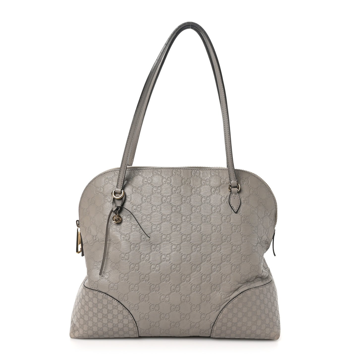 Guccissima Medium Bree Shoulder Bag Storm Grey