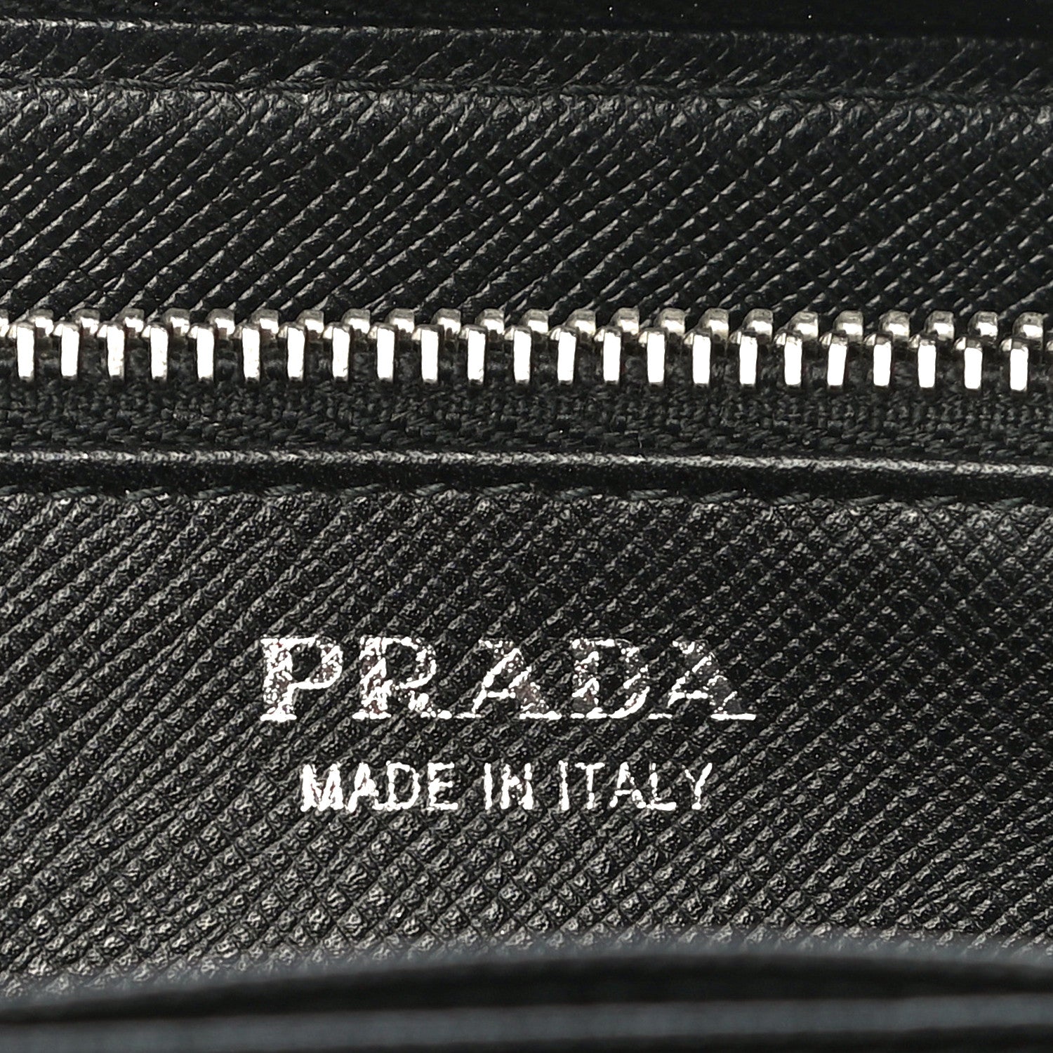 Prada Tessuto Nylon Zip Around Wallet Black 6 of 12