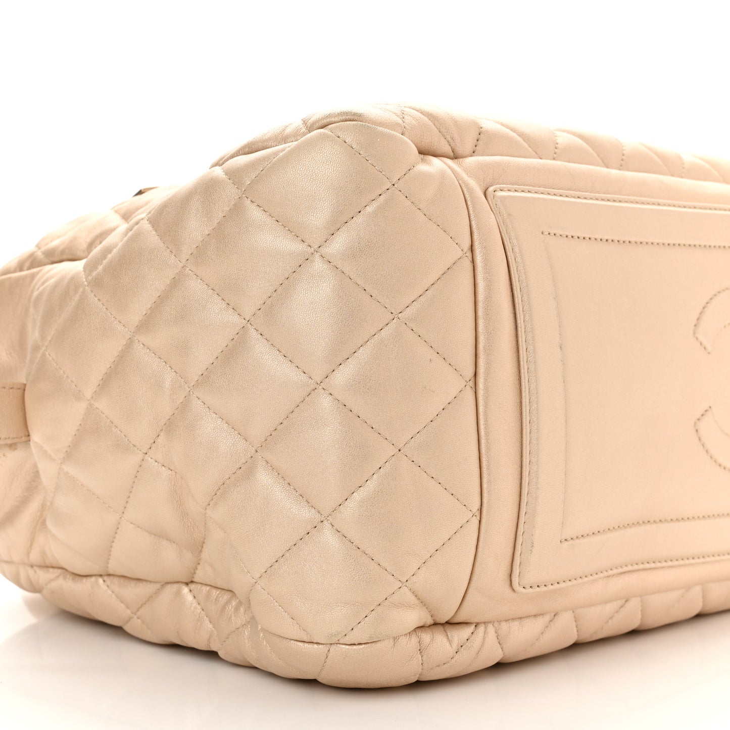 Lambskin COCO Cocoon Bowler Light Gold