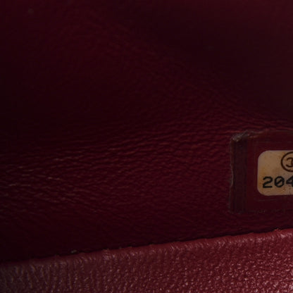 Chanel Caviar Quilted Mini Square Flap Red 9 of 13