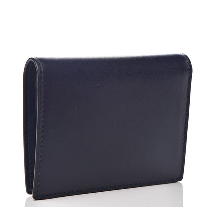Fendi Vitello Liberty Lucido F is Fendi Compact Bi-Fold Wallet Blueberry 2 of 6