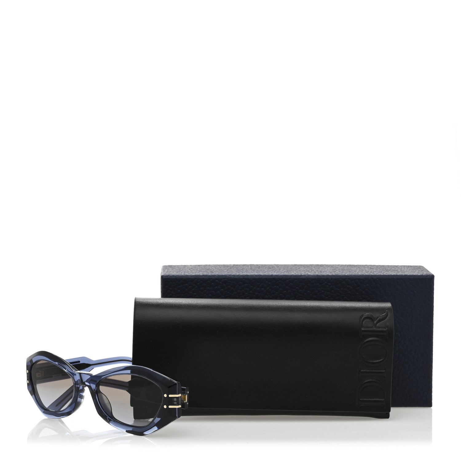 Christian Dior Acetate DiorSignature B1U Butterfly Sunglasses Blue 7 of 7