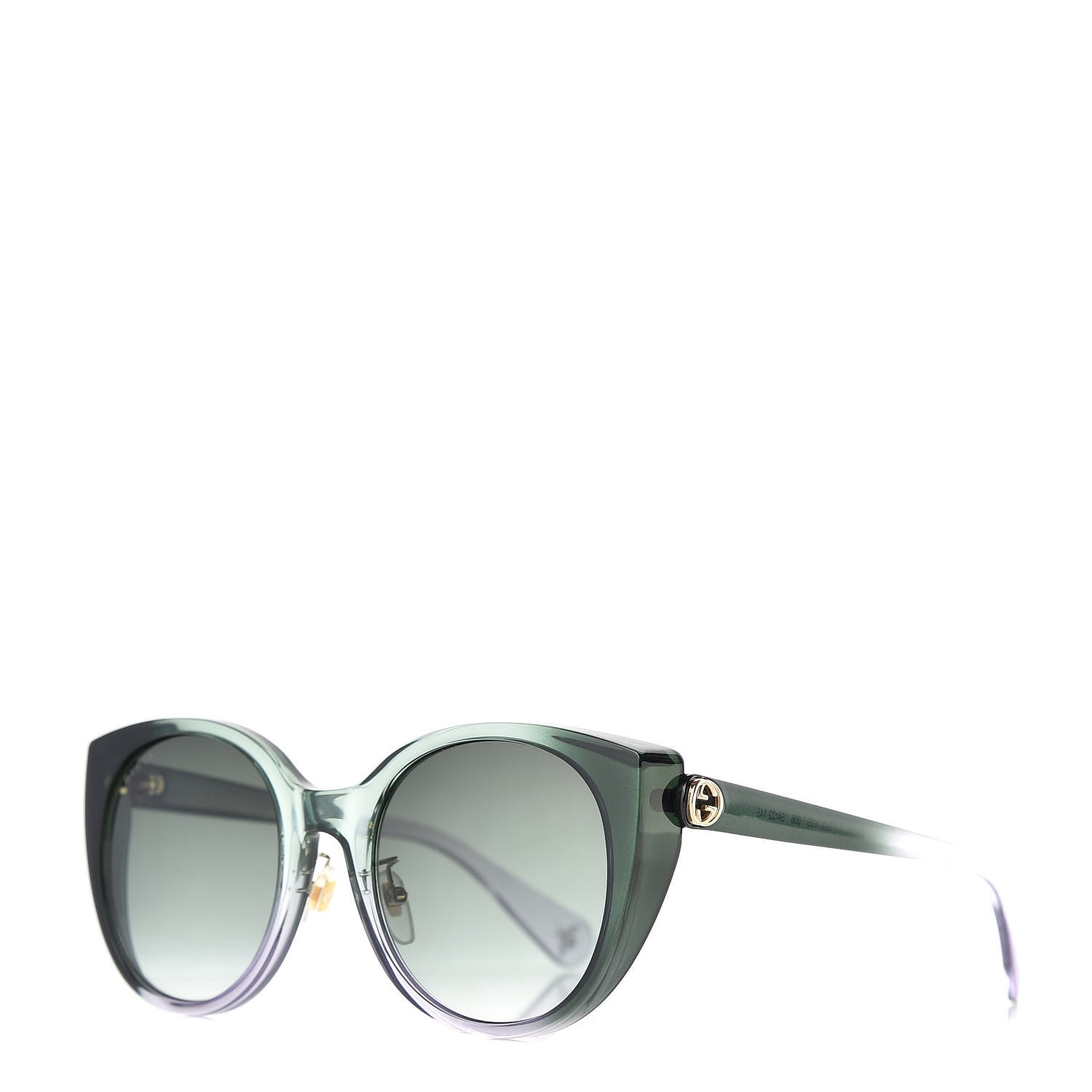 Gucci Acetate Cat Eye GG0369S Sunglasses GG Green 1 of 8