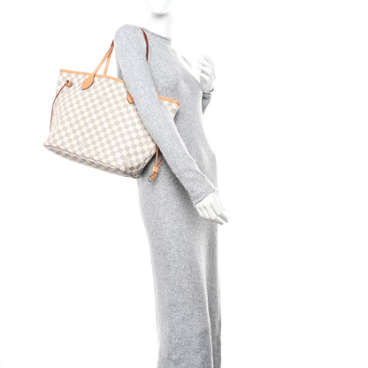 Louis Vuitton Damier Azur Neverfull MM 2 of 12