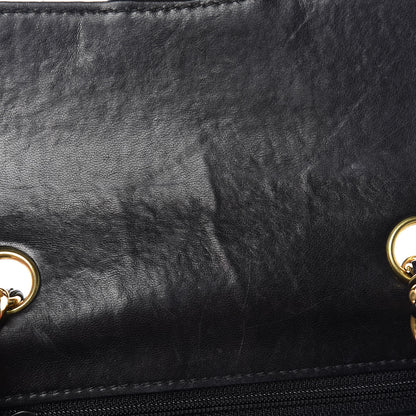 Chanel Glazed Calfskin Quilted Mini Square Flap Black 11 of 14