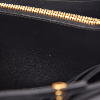 Prada Soft Calfskin Quilted Chain Wallet Black 10 of 14