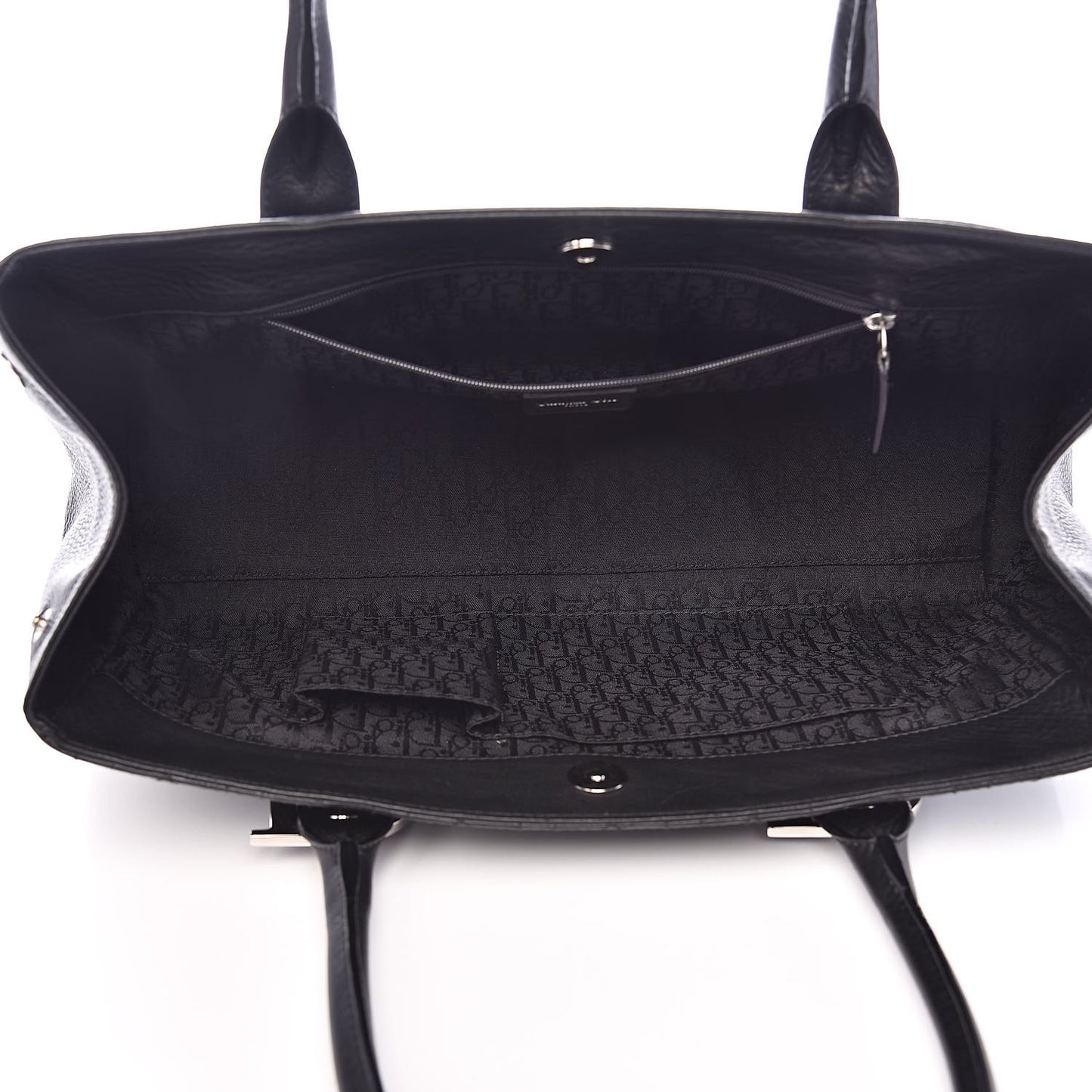 Calfskin Cannage Shoulder Bag Black