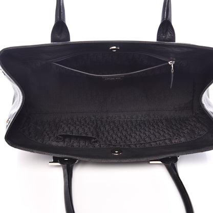 Christian Dior Calfskin Cannage Shoulder Bag Black 5 of 13