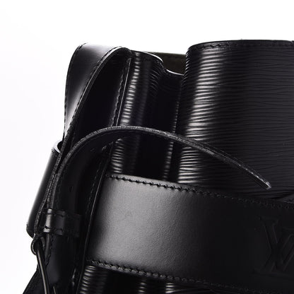 Louis Vuitton Epi Sac D'Epaule GM Black 8 of 11