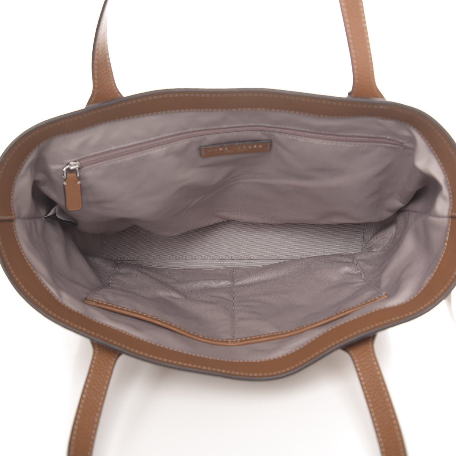 Marc Jacobs Pebbled Calfskin Shopping Tote Brown 5 of 10