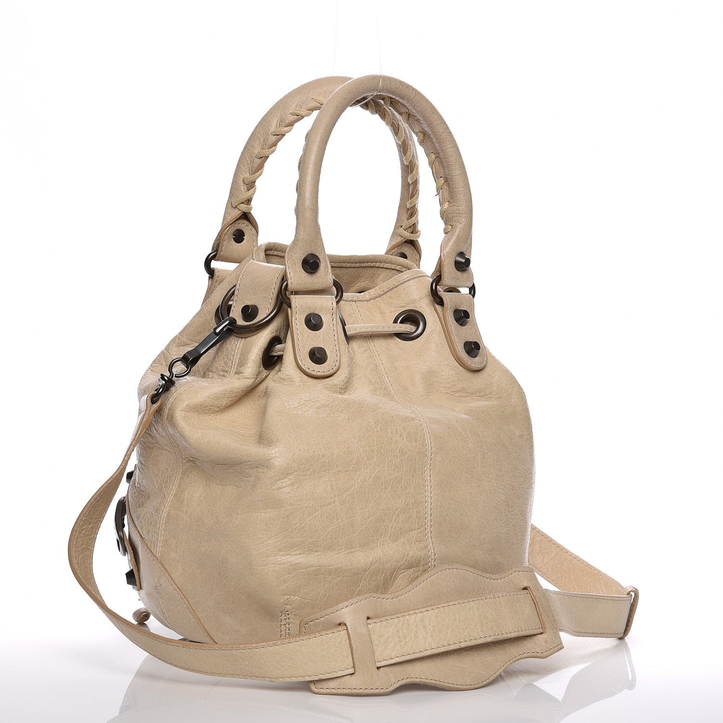 Agneau Classic Hardware Mini Pompon Praline