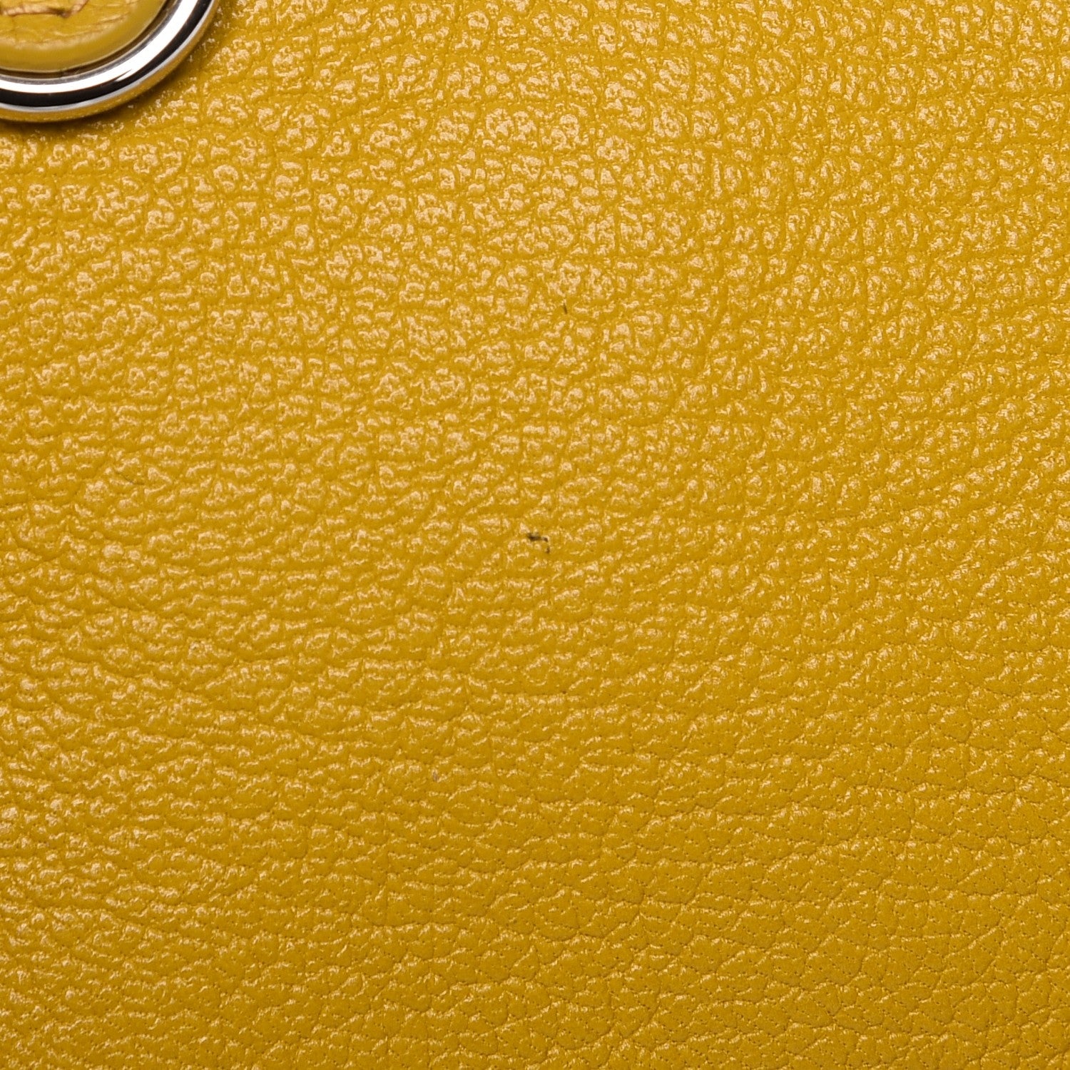 Balenciaga Chevre Silver Metallic Edge Hardware Nano City Jaune Epi 8 of 8
