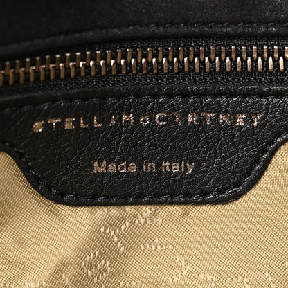 Stella McCartney Shaggy Deer Quilted Falabella Fold Over Clutch Black 7 of 12