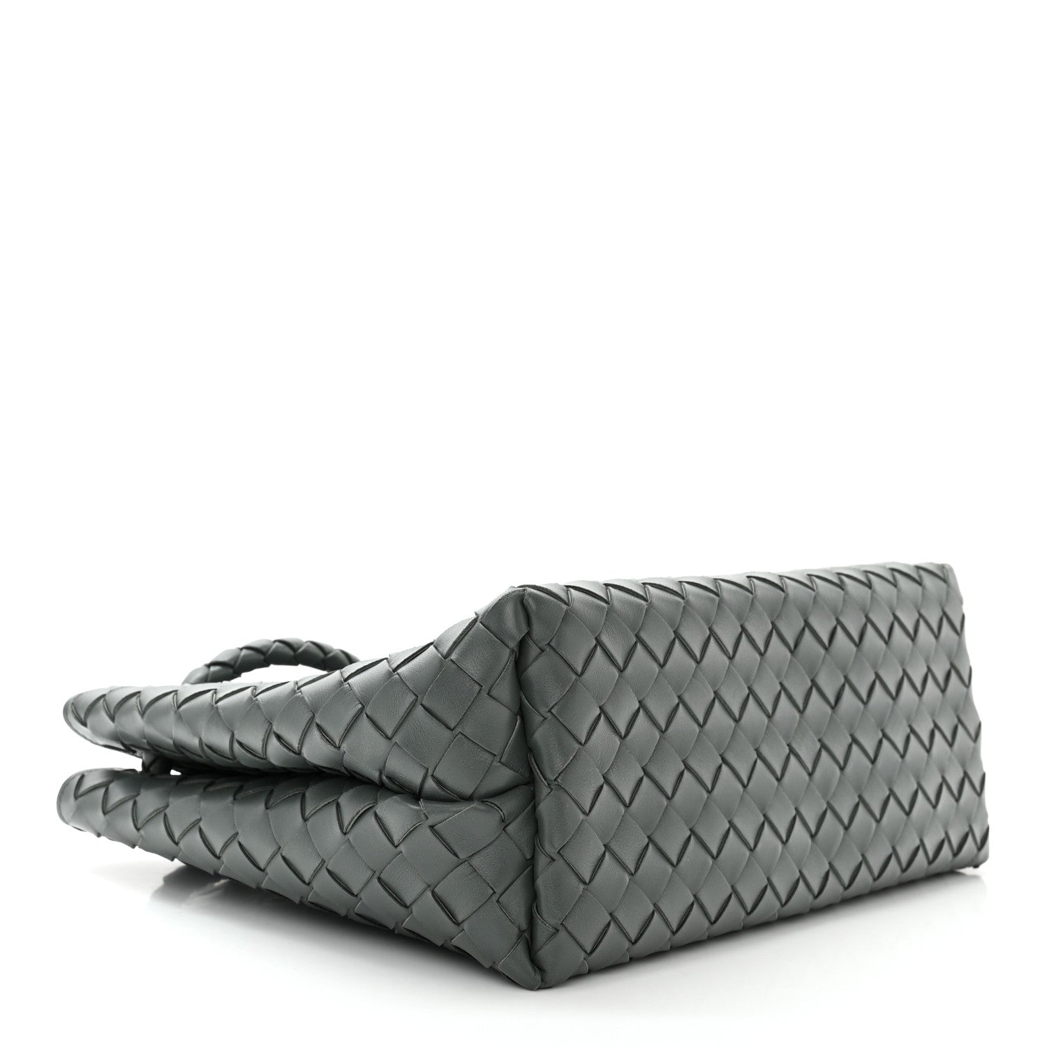 Bottega Veneta Nappa Intrecciato Medium Andiamo Shoulder Bag Slate 4 of 9