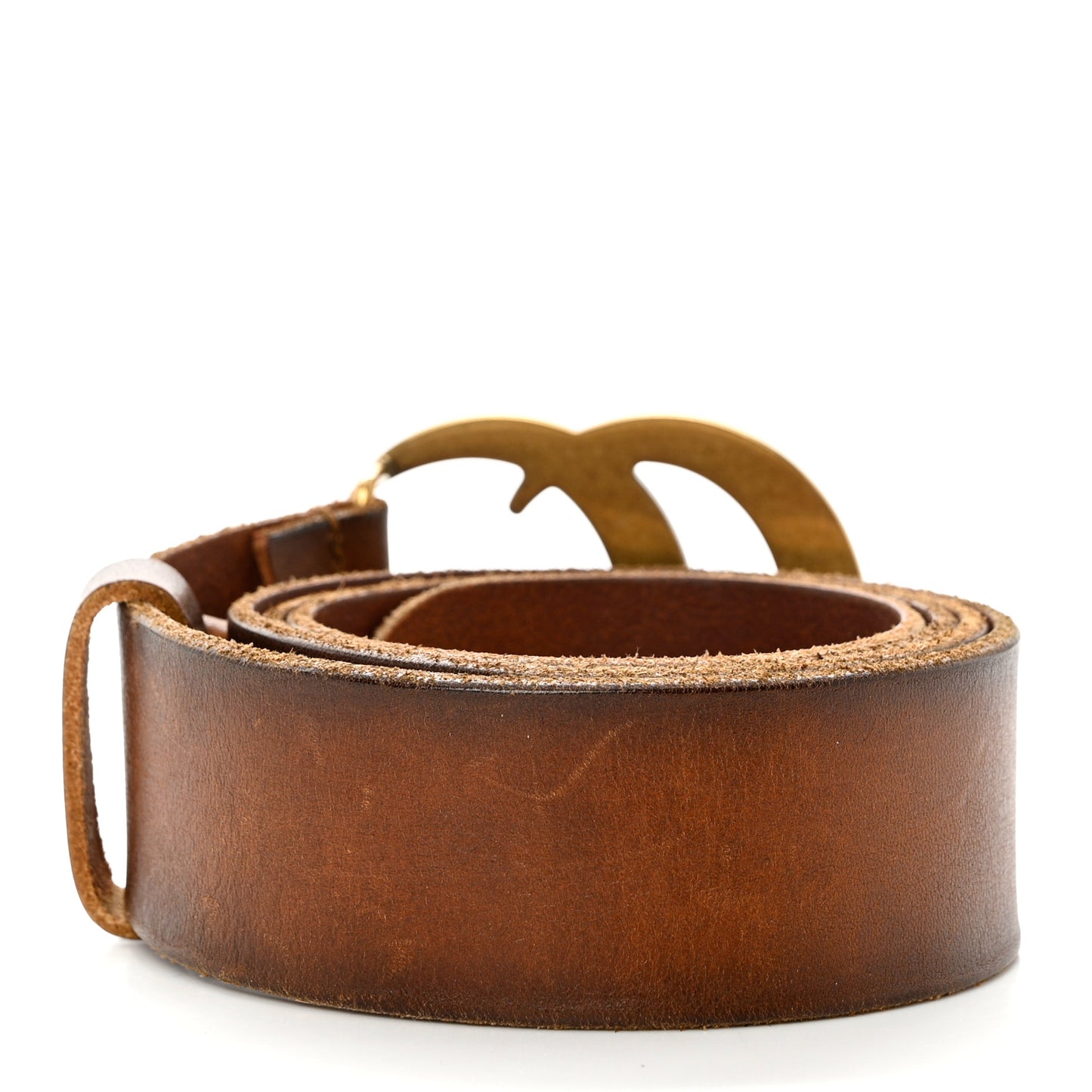 Faded Calfskin Double G 40mm Belt 95 38 Cuir